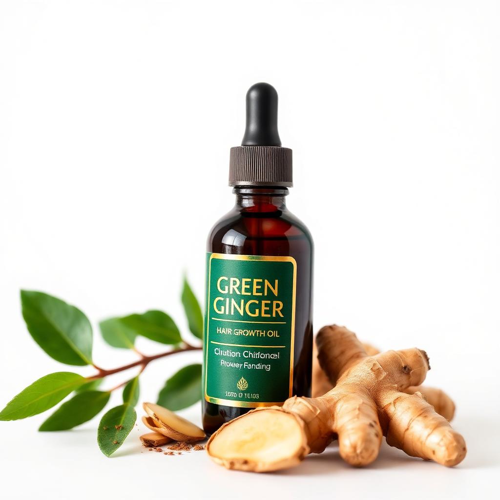 Zenvy Green Ginger Hair Growth Oil