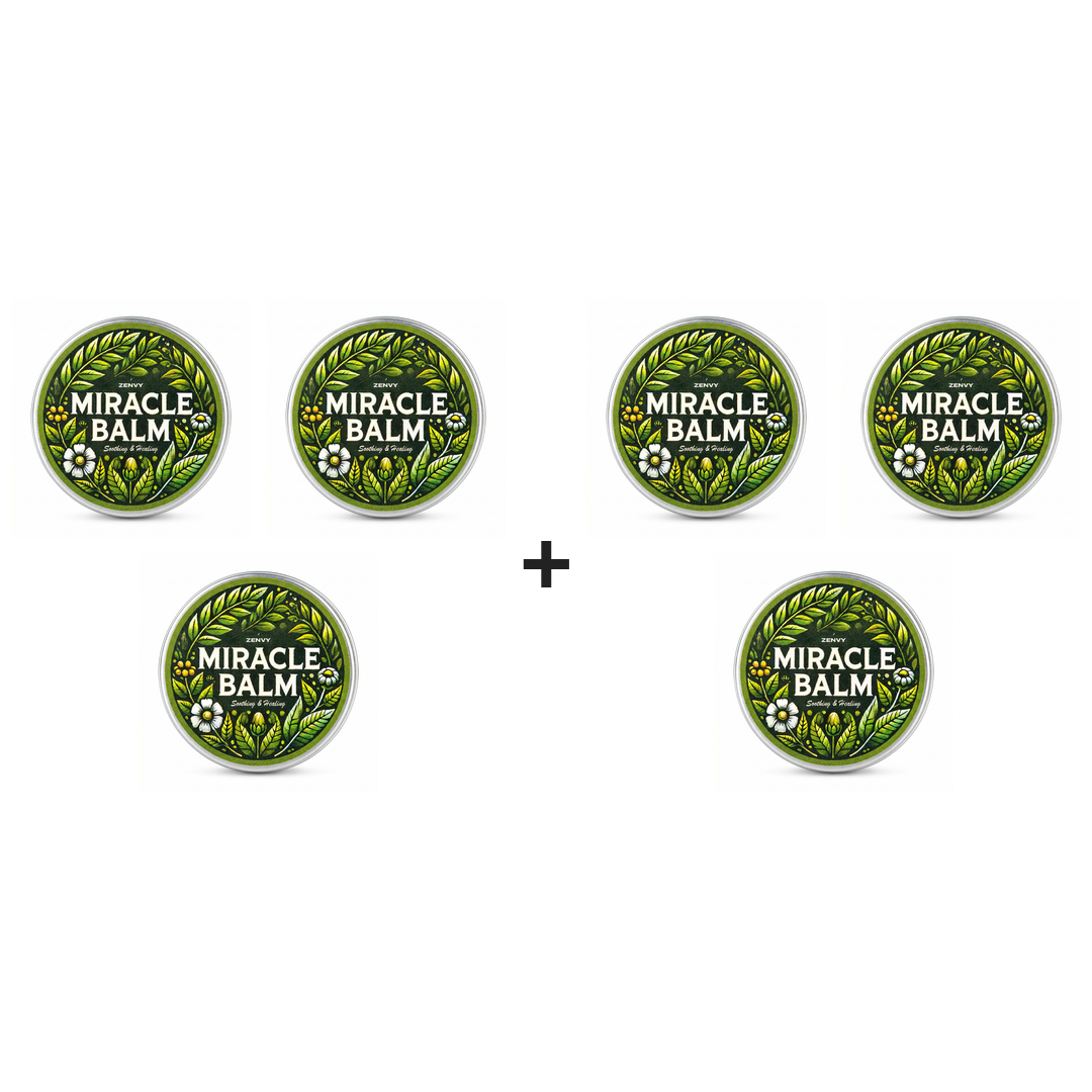 6x Jars Zenvy Miracle Balm