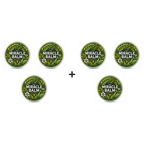 6x Jars Zenvy Miracle Balm